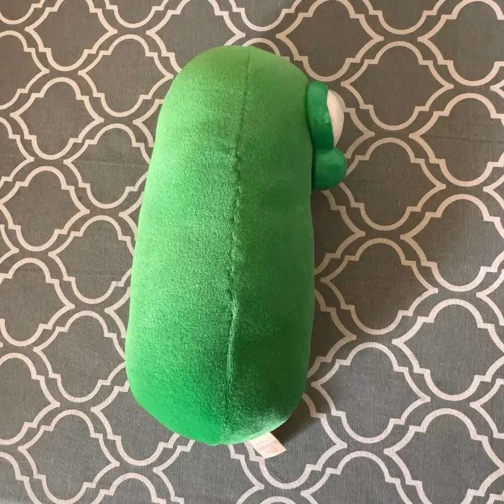 VTG Fisher Price Veggie Tales Larry The Cucumber 1999 Plush Toy 9